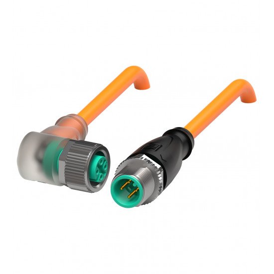 Connection cable V1-W-E8W-OR0,3M-POC-V1-G