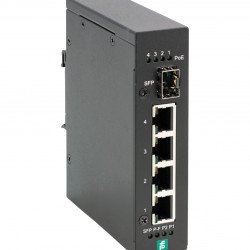 Ethernet switch unmanaged PoE gigabit ICRL-U-4RJ45/SFP-PoE-G-DIN Ethernet switch unmanaged PoE gigabit ICRL-U-4RJ45/SFP-PoE-G-DIN