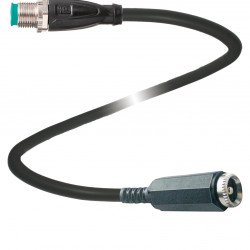 Adapter cable V1S-G-BK0,5M-PUR-U-YDCJACK