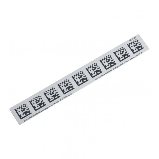 Metal control code bar PGV-CCM