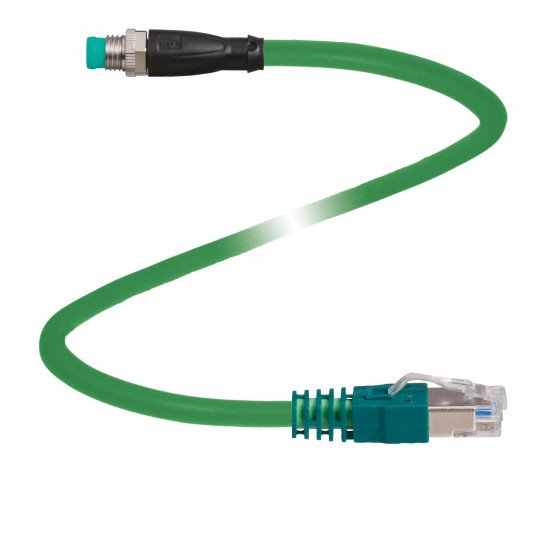 Connection cable, Ethernet V31S-GM-GN10M-PUR-E2S-V45 Connection cable, Ethernet V31S-GM-GN10M-PUR-E2S-V45