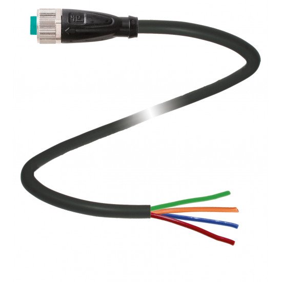 Female cordset V19-G-BK1M-PVC-U-YSTE Female cordset V19-G-BK1M-PVC-U-YSTE