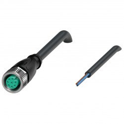Female cordset V19-G-BK0,9M-PUR-U-Y70152938