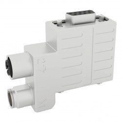 Adapter M12&nbsp;x&nbsp;1 on Sub-D SUBD9-W-CAN+TR-V15S/V15