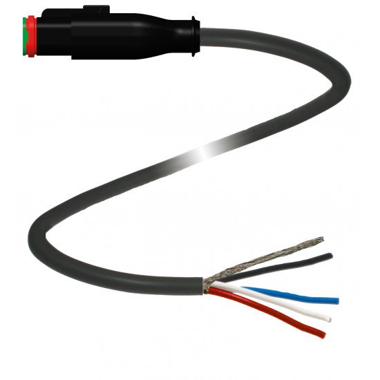 Cable socket, shielded DT4S-G-BK10,5M-PUR-O2/CAN Cable socket, shielded DT4S-G-BK10,5M-PUR-O2/CAN