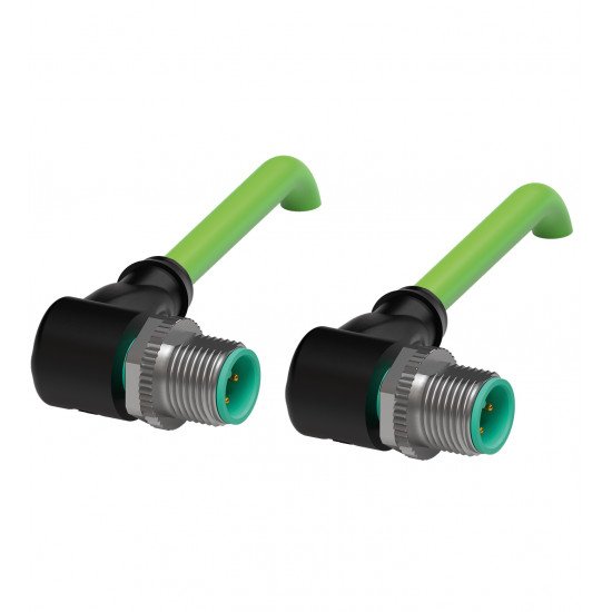 Connection cable, Ethernet V1SD-W-GN0,6M-PUR-E2S-V1D-W Connection cable, Ethernet V1SD-W-GN0,6M-PUR-E2S-V1D-W