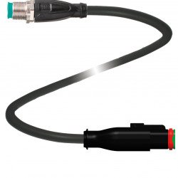 Adapter cable V15S-G-BK3M-PUR-O1-DT4S-G