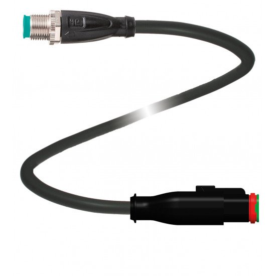 Adapter cable V15S-G-BK3M-PUR-O1-DT4S-G