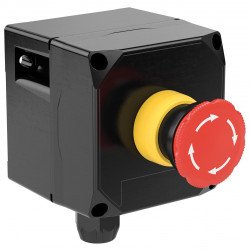 Control Unit Ex e, Polyamide, Emergency Stop Button LRP1.D.E4CX.B.1 Control Unit Ex e, Polyamide, Emergency Stop Button LRP1.D.E4CX.B.1