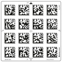 Polyester Data Matrix tag PGV-CTPB-4x4
