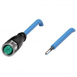Cable connector, NAMUR V1-G-N4-2,5M-PUR-N4S Cable connector, NAMUR V1-G-N4-2,5M-PUR-N4S