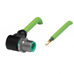 Cable connector, Ethernet V1SD-W-GN10M-PUR-E2S Cable connector, Ethernet V1SD-W-GN10M-PUR-E2S