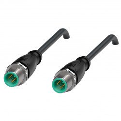 Connection cable V11S-G-BK0,7M-PUR-U-V11-G-Y701