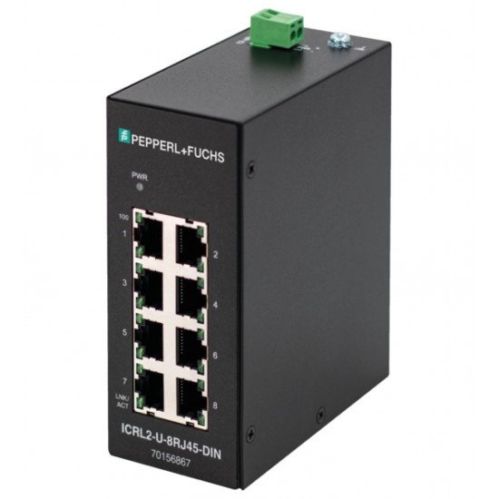 Ethernet switch unmanaged ICRL2-U-8RJ45-DIN