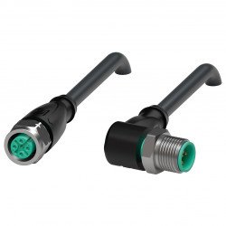 Connection cable V15-GV4A-BK8M-PUR-U-V15-WV4A