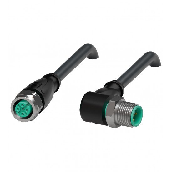 Connection cable V15-GV4A-BK8M-PUR-U-V15-WV4A