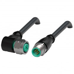 Connection cable V15-WV4A-BK1,5M-PUR-U-V15-GV4A Connection cable V15-WV4A-BK1,5M-PUR-U-V15-GV4A