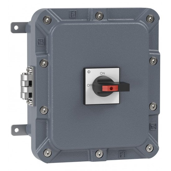 Switch Disconnector Ex d IIB 63 A 4 Pole, Aluminum Enclosure EJB4A.D.PS.DIS.063.3PN.2NO Switch Disconnector Ex d IIB 63 A 4 Pole, Aluminum Enclosure EJB4A.D.PS.DIS.063.3PN.2NO
