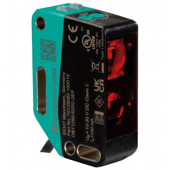 Triangulation sensor (BGS) OBT1250-R202-E5-0,3M-V1