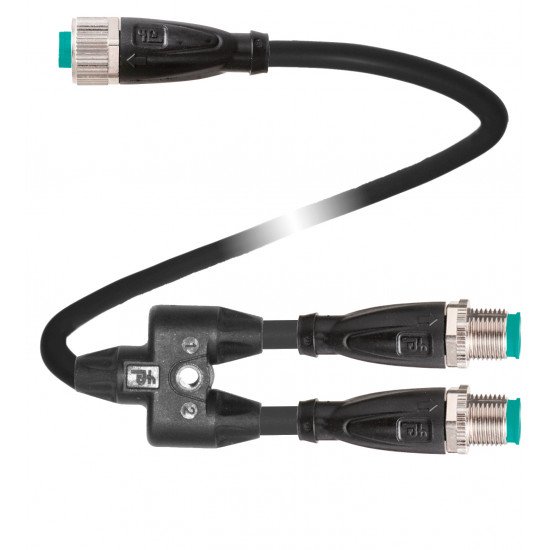 Y connection cable V1S-G-0,3-PUR-U-T-0,6-V1-G-R2K Y connection cable V1S-G-0,3-PUR-U-T-0,6-V1-G-R2K