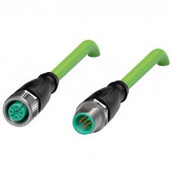 Connection cable V15-G-GN7M-PUR-E2S-V15-G-Y6412