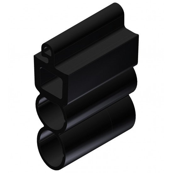 Rubber profile for safety edges GP12/14-38-00