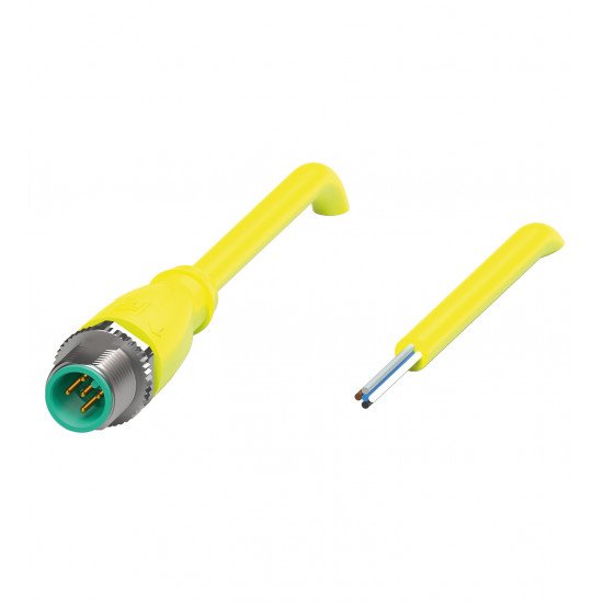 Cable connector V15S-G-S-YE15M-PUR-A1