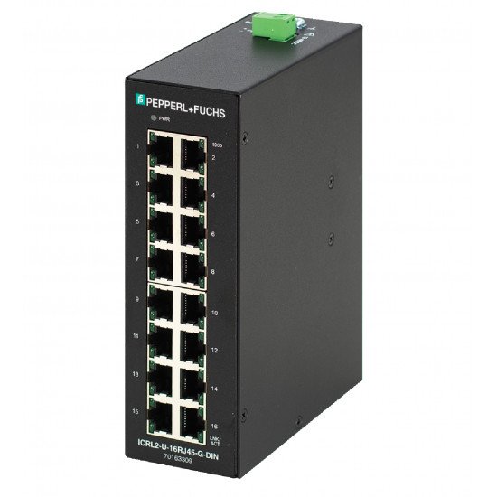 Ethernet switch unmanaged gigabit ICRL2-U-16RJ45-G-DIN