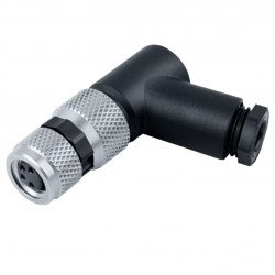 Female connector, field-attachable V31-WM-BK