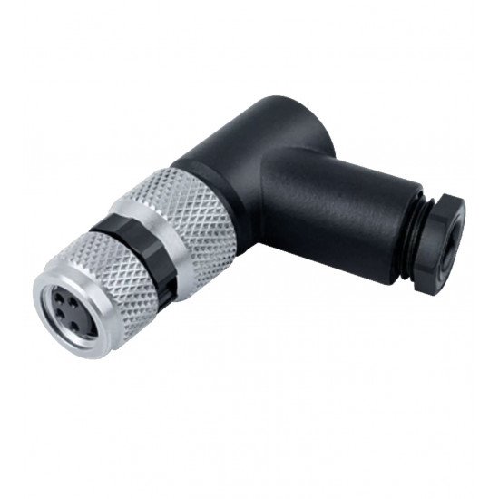 Female connector, field-attachable V31-WM-BK
