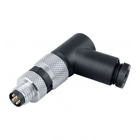 Male connector, field-attachable V31S-WM-BK