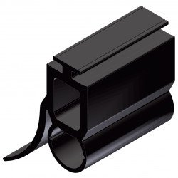 Rubber profile for safety edges GP12/14-28