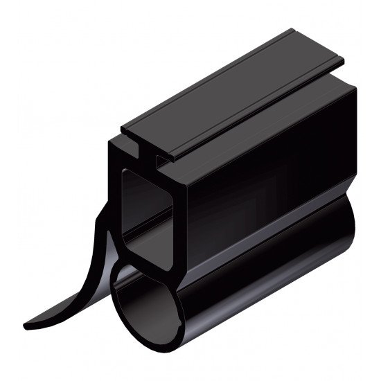 Rubber profile for safety edges GP12/14-28