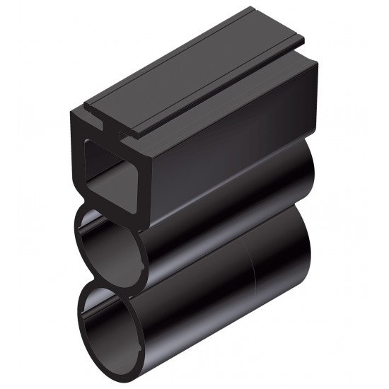 Rubber profile for safety edges GP12/14-38-02