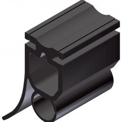 Rubber profile for safety edges GP12/20-40-00