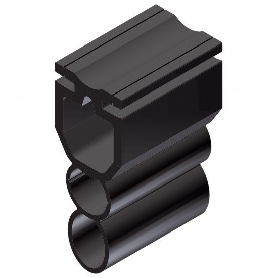 Rubber profile for safety edges GP12/20-40-01