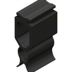 Rubber profile for safety edges GP12/20-50