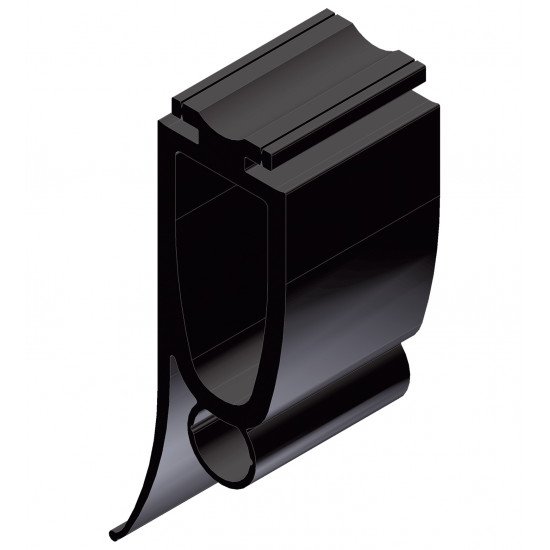 Rubber profile for safety edges GP12/25-75