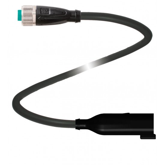 Adapter cable V15-G-BK0,3M-PUR-O1-DT6P-G