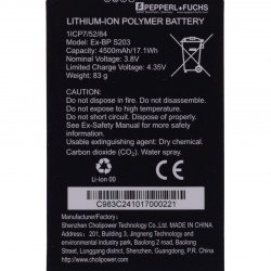Battery pack Ex-BP S203 Battery pack Ex-BP S203