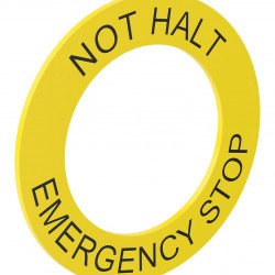 Emergency Stop Label CFP.ZEB.V2.SP