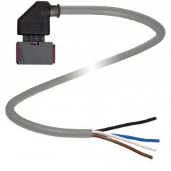 Female cordset JPT4-W-8M-PVC