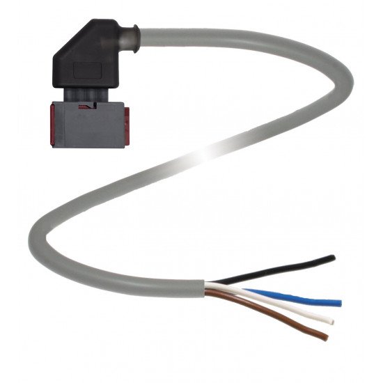 Female cordset JPT4-W-8M-PVC