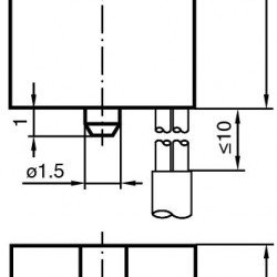 Inductive slot sensor SJ2-N-Y34361 Inductive slot sensor SJ2-N-Y34361