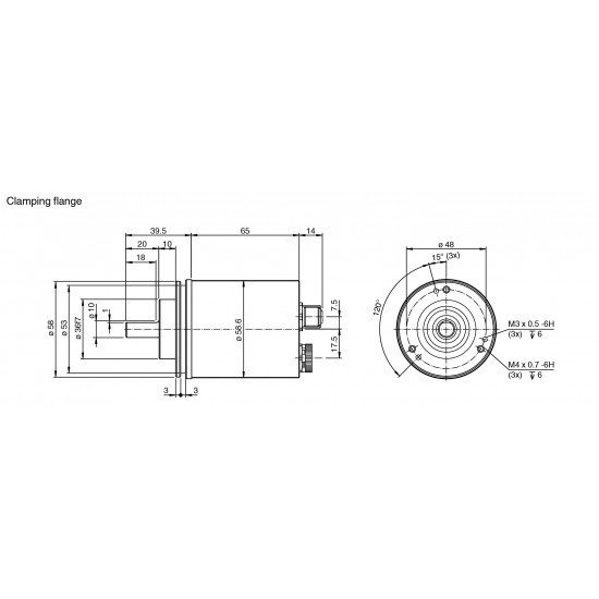 Absolute rotary encoder ENA58PL-S***-CANopen redundant Absolute rotary encoder ENA58PL-S***-CANopen redundant